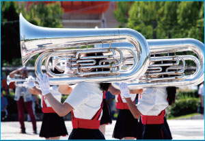 演奏会の楽器機材の搬出入!