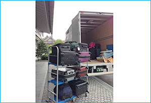 団体様の手荷物の当日配送