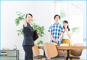 モデルルームなどへの搬入・設置